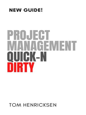 cover image of Project Management Quick-N Dirty